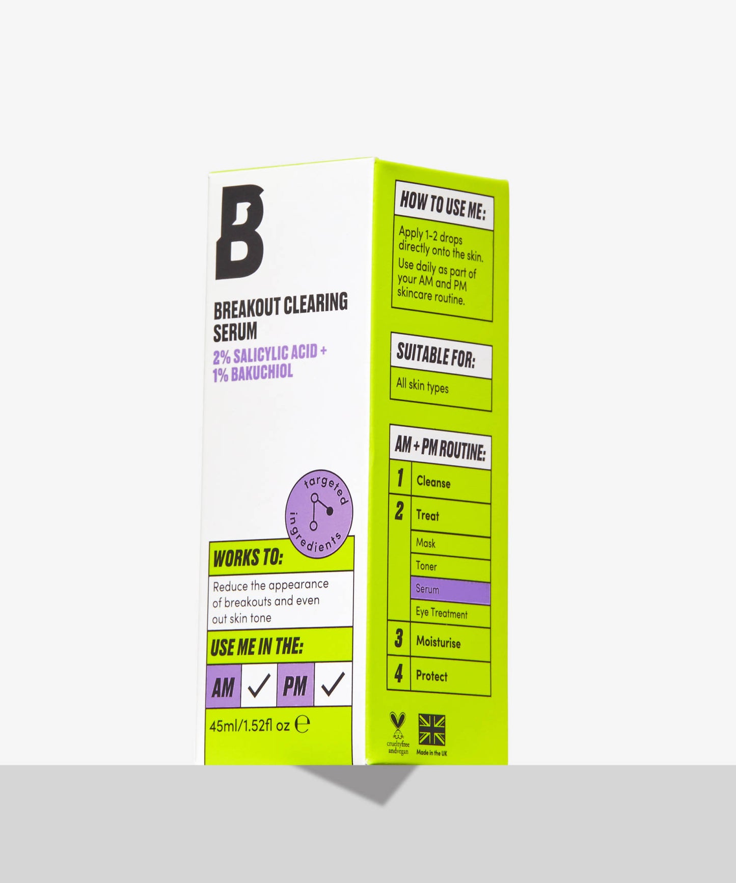 Breakout Clearing Serum 2% Salicylic Acid + Bakuchiol | Suero con ácido salicílico y bakuchiol