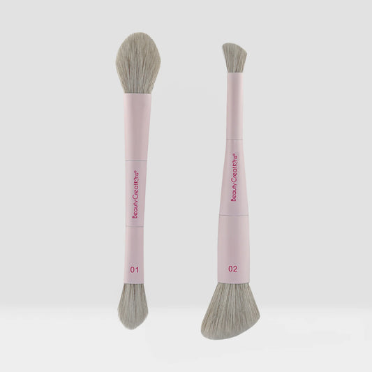 Powder Complexion Brush Set | Set de brochas doble para polvos