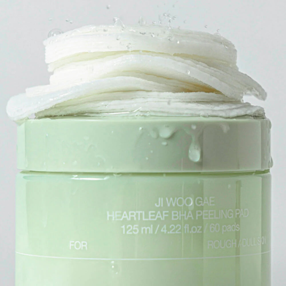 Ji Woo Gae Heartleaf BHA Peeling Pad | Pad Exfoliante