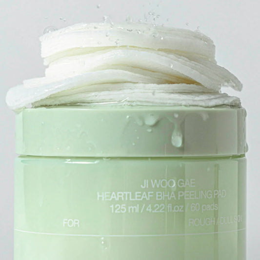 Ji Woo Gae Heartleaf BHA Peeling Pad | Pad Exfoliante