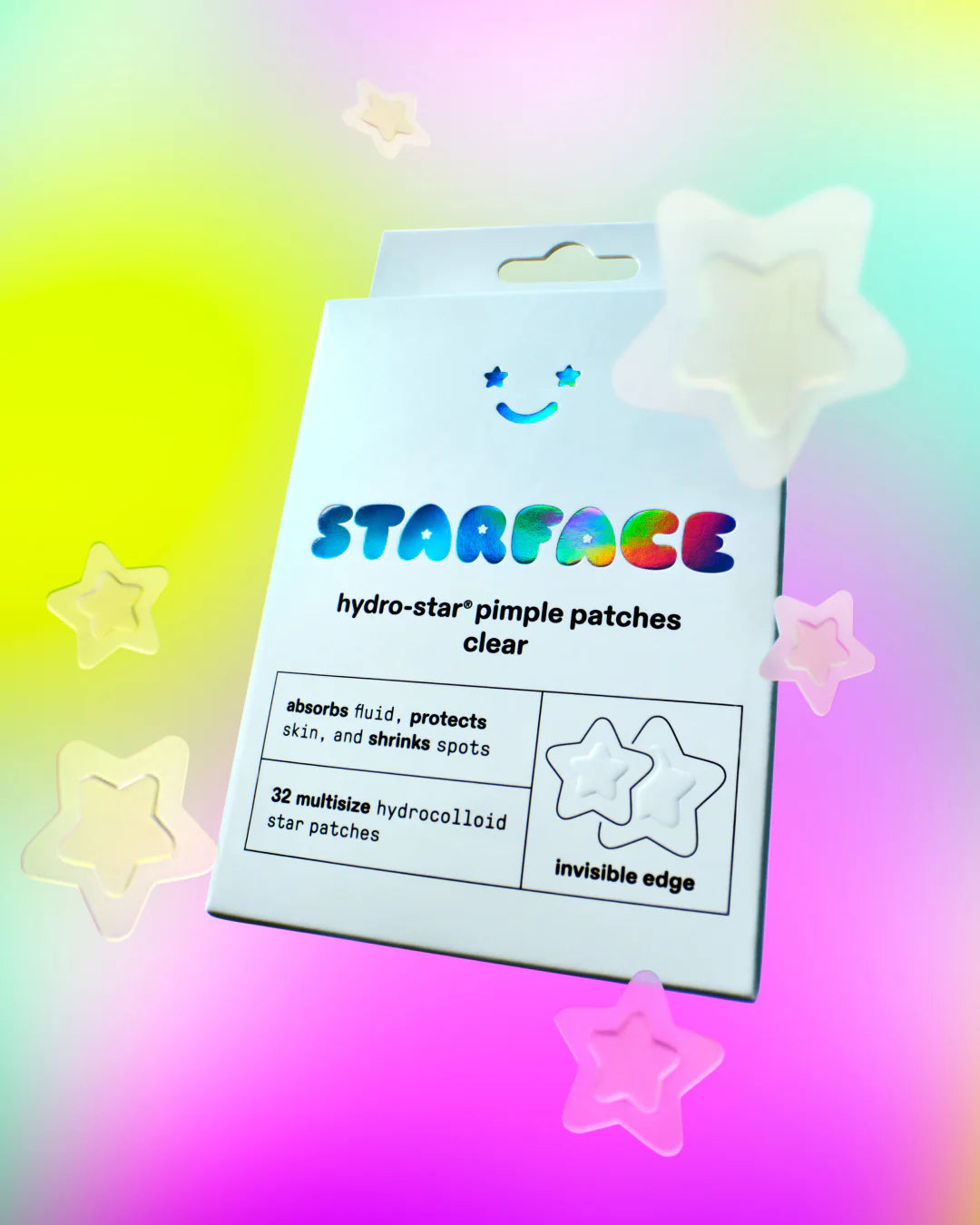 Starface Hidrocolloid Patches Clear | Parches Invisibles Hidrocoloides para brotes