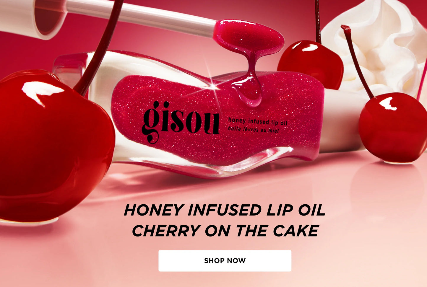 Cherry on the Cake Honey Infused Lip Oil | Aceite glossy para labios | EDICIÓN LIMITADA