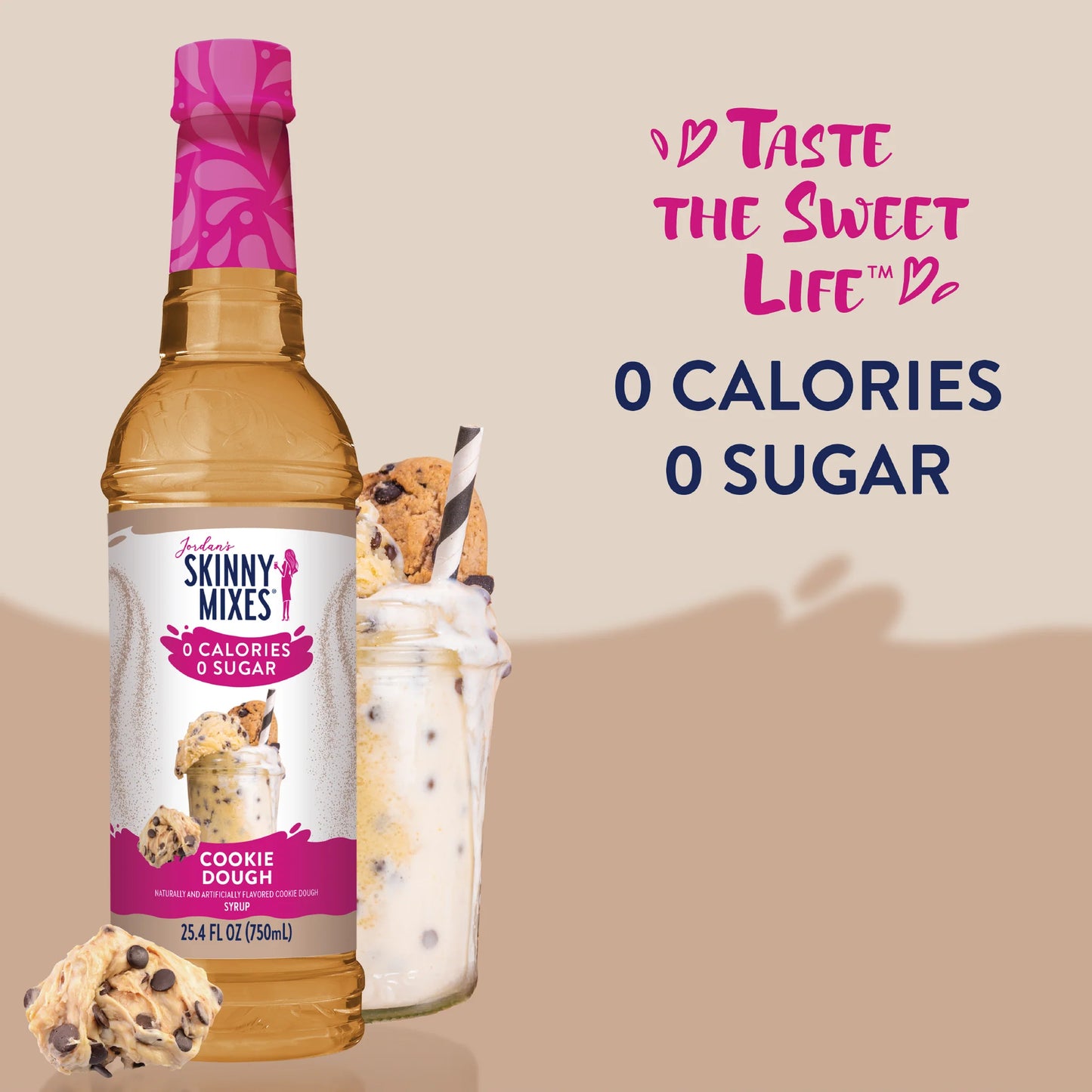 Cookie Dough Sugar Free Syrup| Endulzante para café | 750 ml