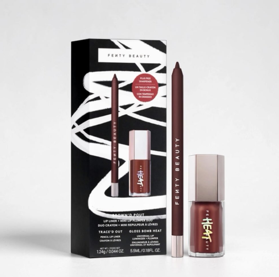 Brown'd Pout Lip Liner + Mini Lip Plumper Duo | Set mini Gloss y delineador