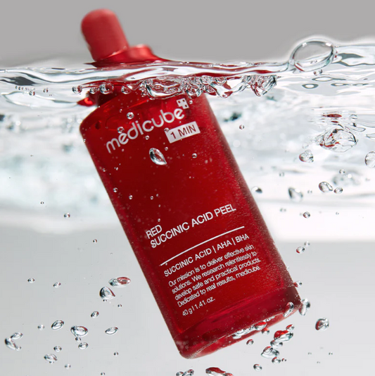 21% Red Succinic Acid Cleansing Booster Serum | Sérum limpiador potenciador con ácido succínico rojo al 21 %