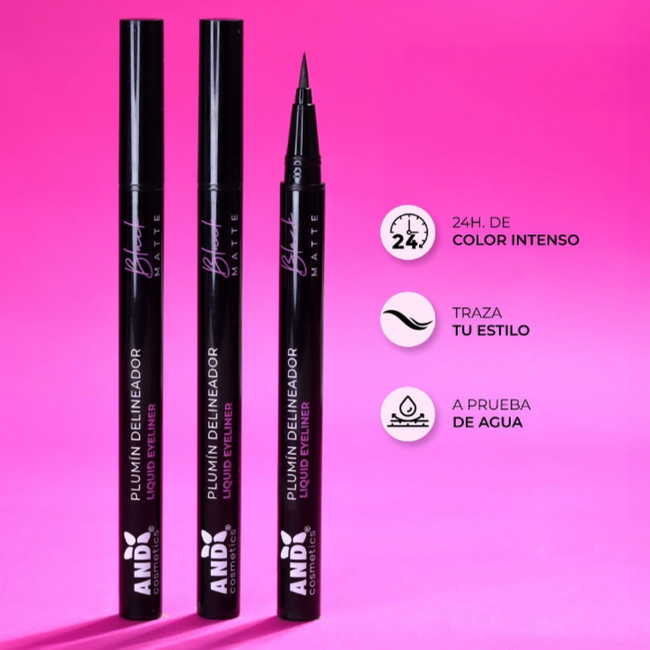 Liquid Eyeliner | Plumin Delineador negro