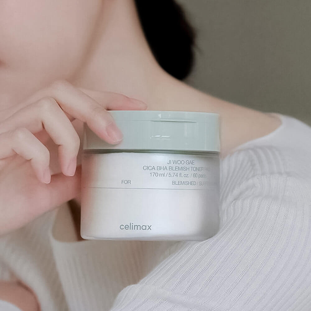 Ji Woo Gae Cica BHA Blemish Toner Pad | Tónico