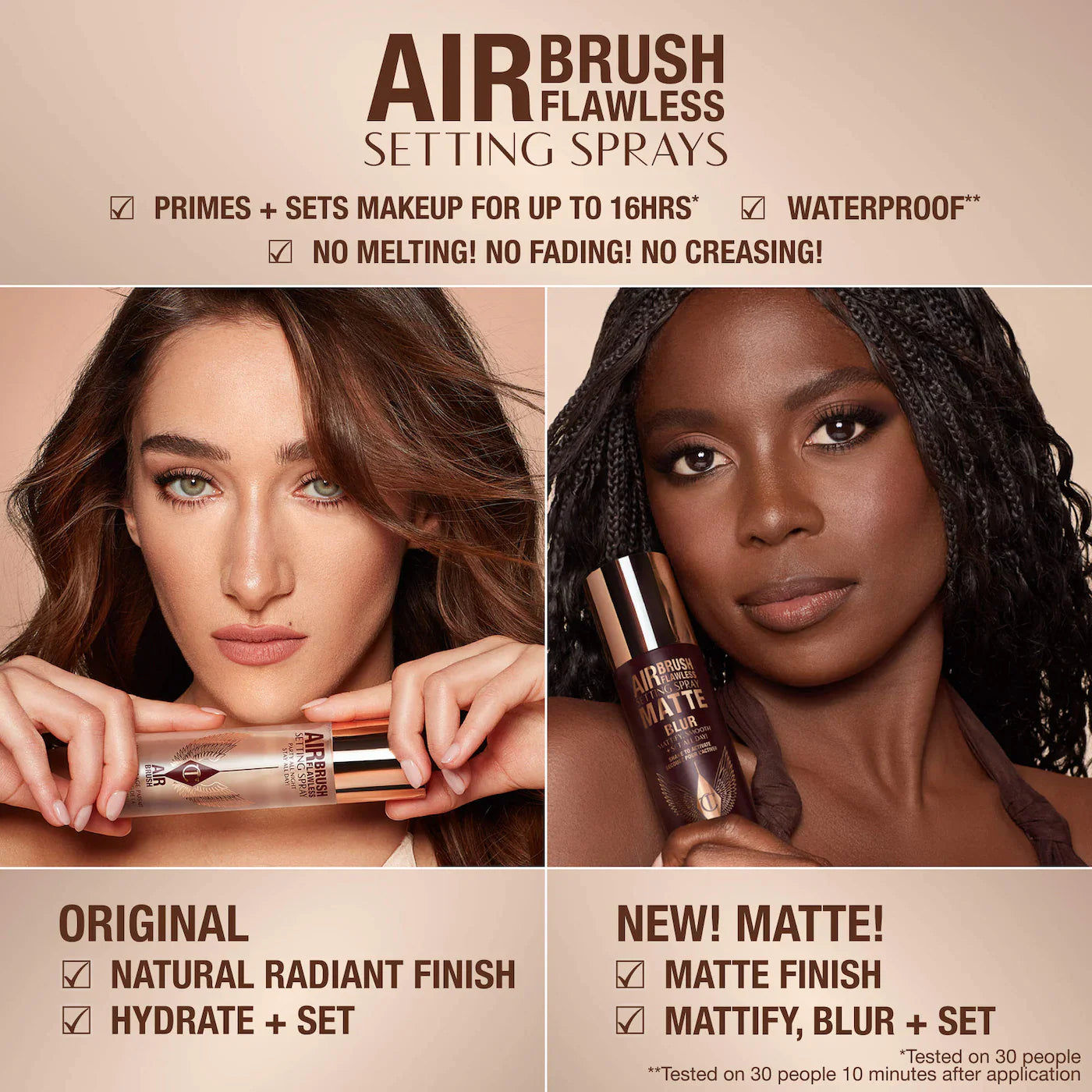 Airbrush Flawless Matte Blurring & Waterproof Setting Spray | Fijador de maquillaje