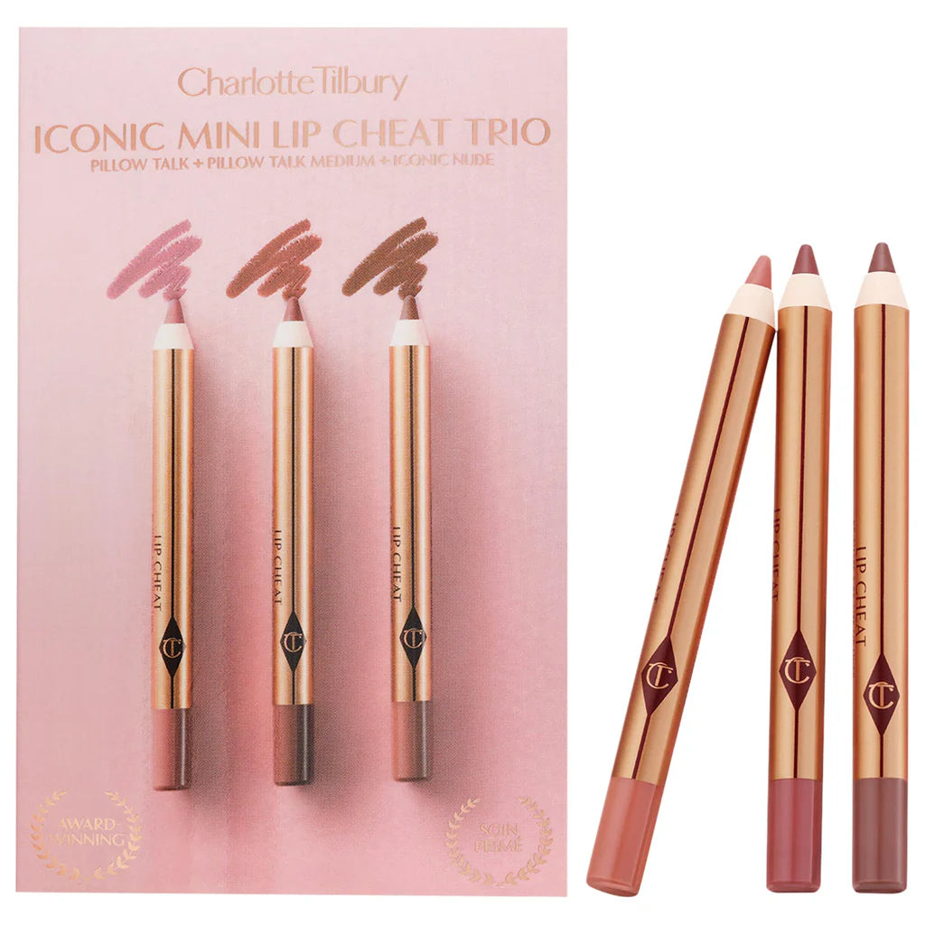 Mini Iconic Lip Cheat Lip Liner Trio | Set de delineador de labios