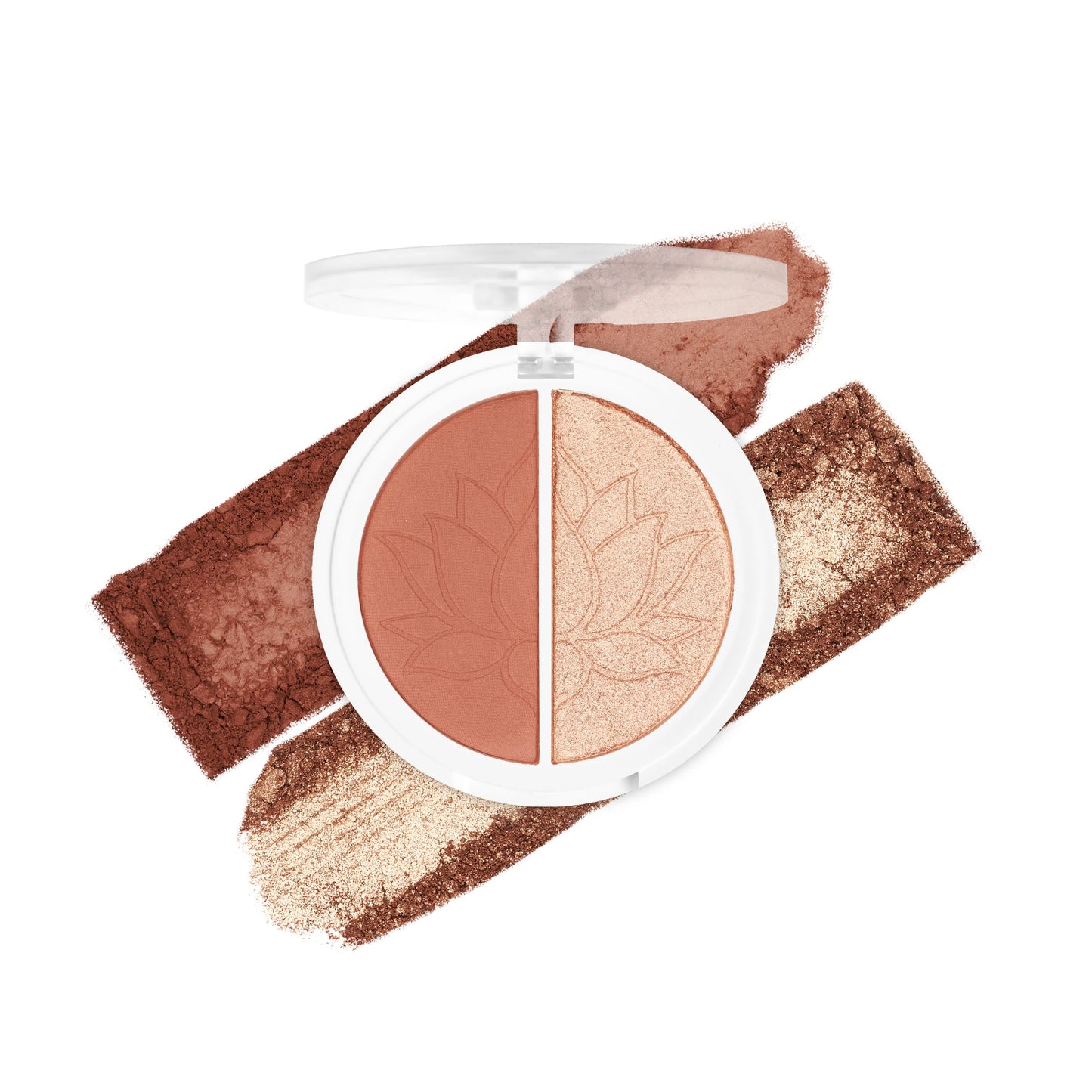 Blooming Shine Blush and Highlight Duo | Rubor doble en polvo | Iluminador