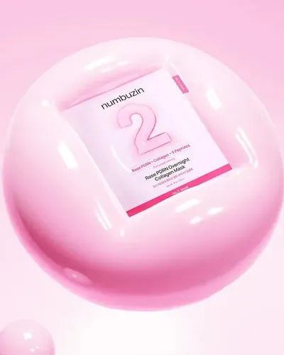 No.2 Rose PDRN Collagen Plumping Sheet Mask | Mascarilla reparadora iluminadora