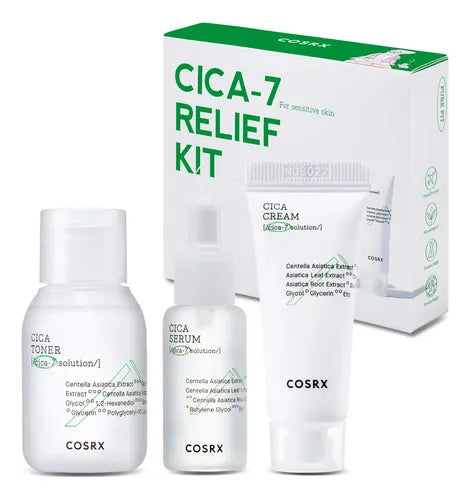 Cica-7 Relief Kit | Set de cuidado facial fortalecedor