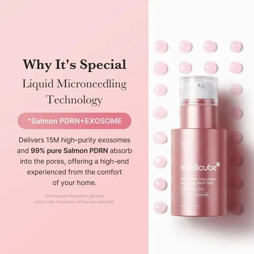 Shot Exosome 2000 Pdrn Pink Collagen | Suero facial