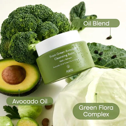From Green Avocado Cleansing Balm | Bálsamo desmaquillante