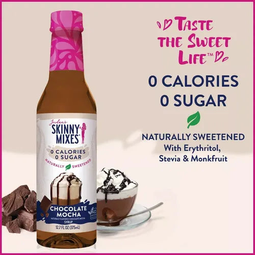 Sugar Free Chocolate Mocha Syrup | Jarabe de Chocolate Mocha | 375ml
