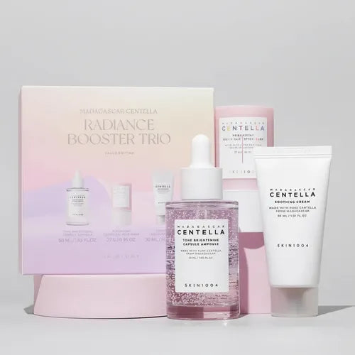 Madagascar Centella Radiance Booster Trio Skincare Set (Ampoule + Mask + Cream) | Set de cuidado facial
