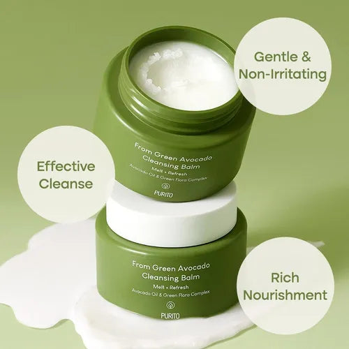 From Green Avocado Cleansing Balm | Bálsamo desmaquillante