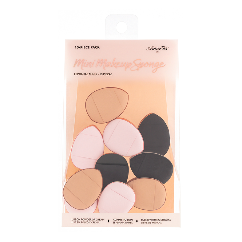 Mini Makeup Sponge Set | Set de esponjas mini | 10 pz