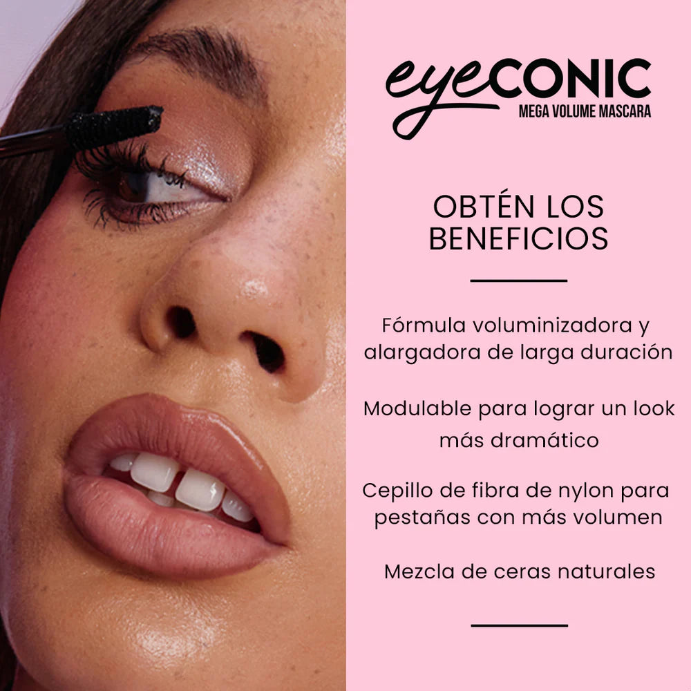 Eyeconic Mascara  | Rimel para pestañas Mega Volumen