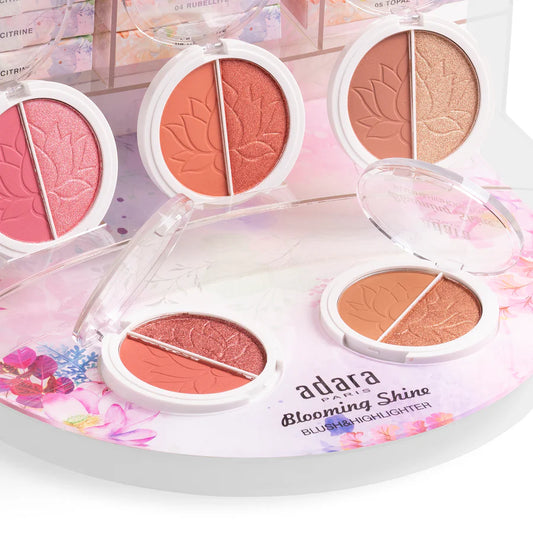 Blooming Shine Blush and Highlight Duo | Rubor doble en polvo | Iluminador