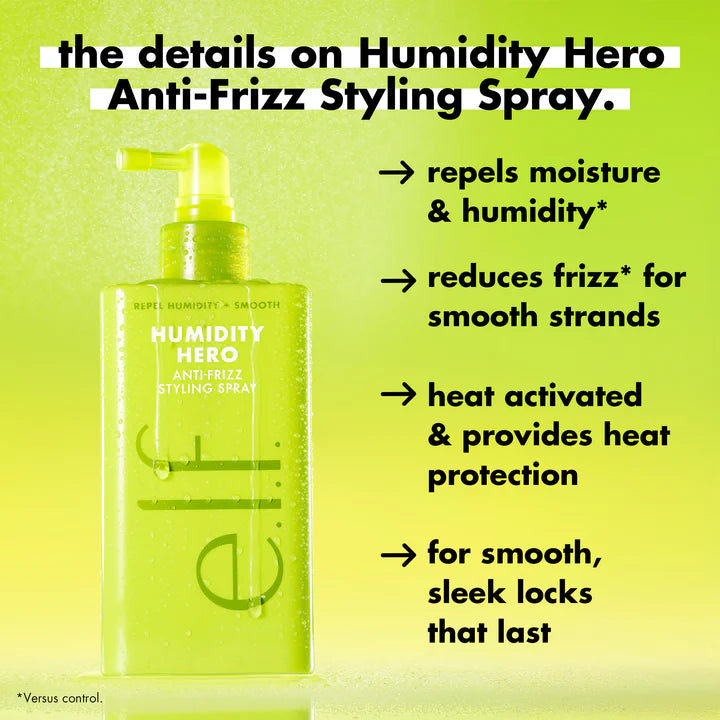 Humidity Hero Anti-Frizz Styling Spray | Spray antifrizz para cabello