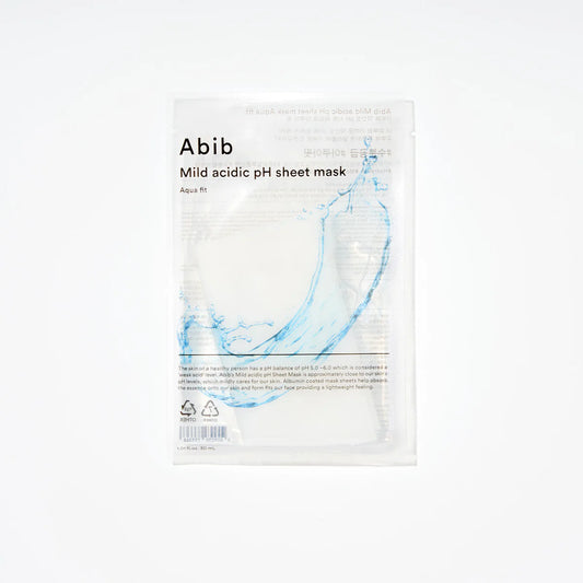 Mild acidic pH sheet mask Aqua Fit | Mascarilla para rostro