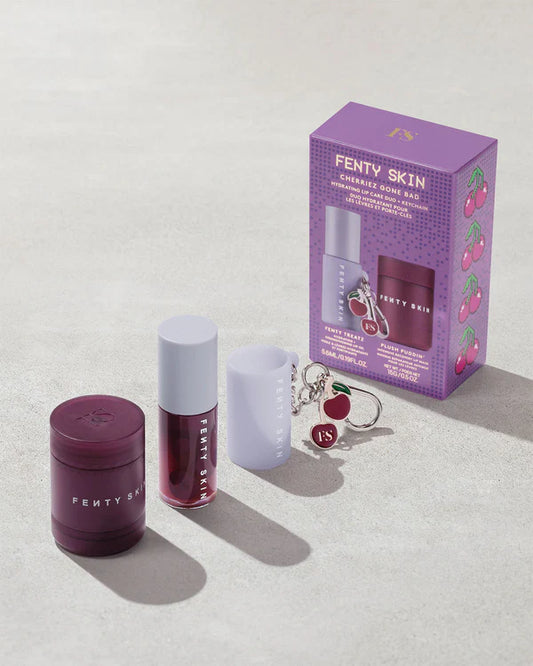 Cherriez Gone Bad Hydrating Lip Care Duo + Keychain | Set de Lip Oil y Mascarilla para labios