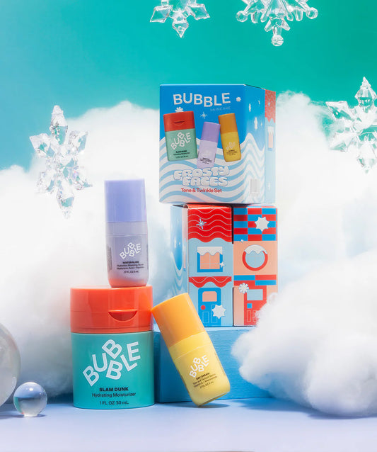 Frosty Faces | Kit Skincare | Tónico + Suero + Crema