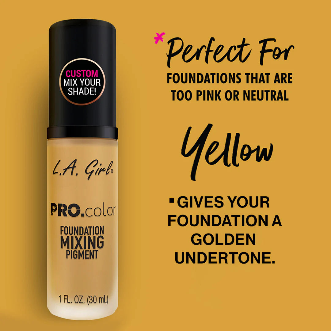 PRO Color Foundation Mixing Pigment Yellow | Pigmento multiusos