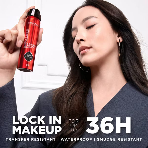 Infallible 3-Second Up to 36HR Wear Setting Spray | Fijador de Maquillaje
