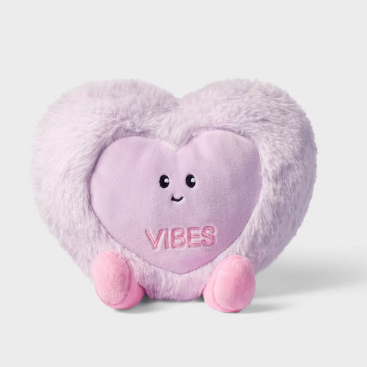 Sweetheart Candy Lavender | Peluche de caramelo en forma de corazón