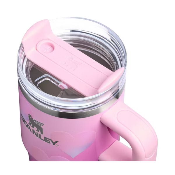 Stanley Valentine's Day  | Powder Pink Heart Gradient Flowstate Quencher Tumbler | 20 oz | Termo