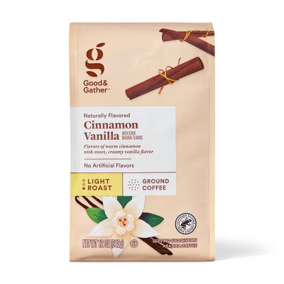 Cinnamon Vanilla Light Roast Ground Coffee | Café Molido