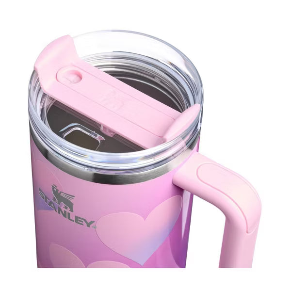 Stanley Valentine's Day  | Powder Pink Heart Gradient Flowstate Quencher Tumbler | 40 oz | Termo