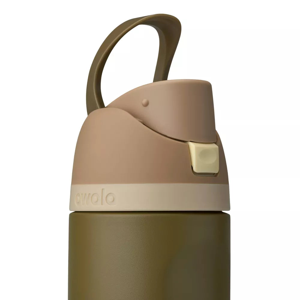 DARK OLIVE GREEN | Freesip Water Bottle | Termo 24 oz