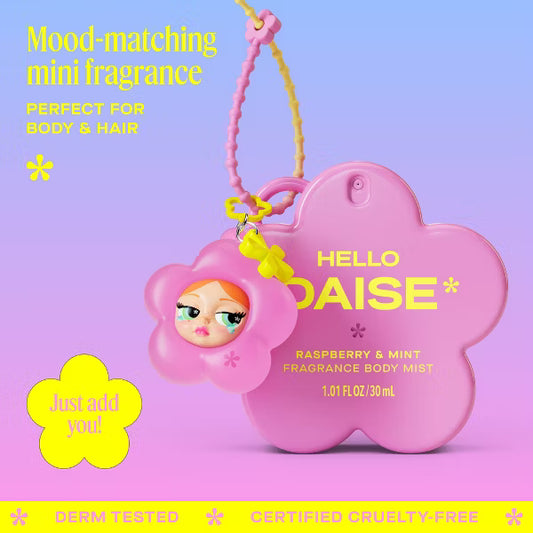 DAISE Mini Body Mist + Charm - Hello | Min spray corporal + Charm