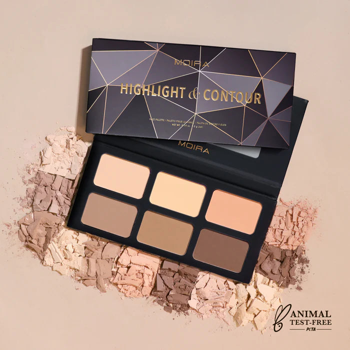 Highlight & Contour Face Palette | Paleta de rostro - Contorno