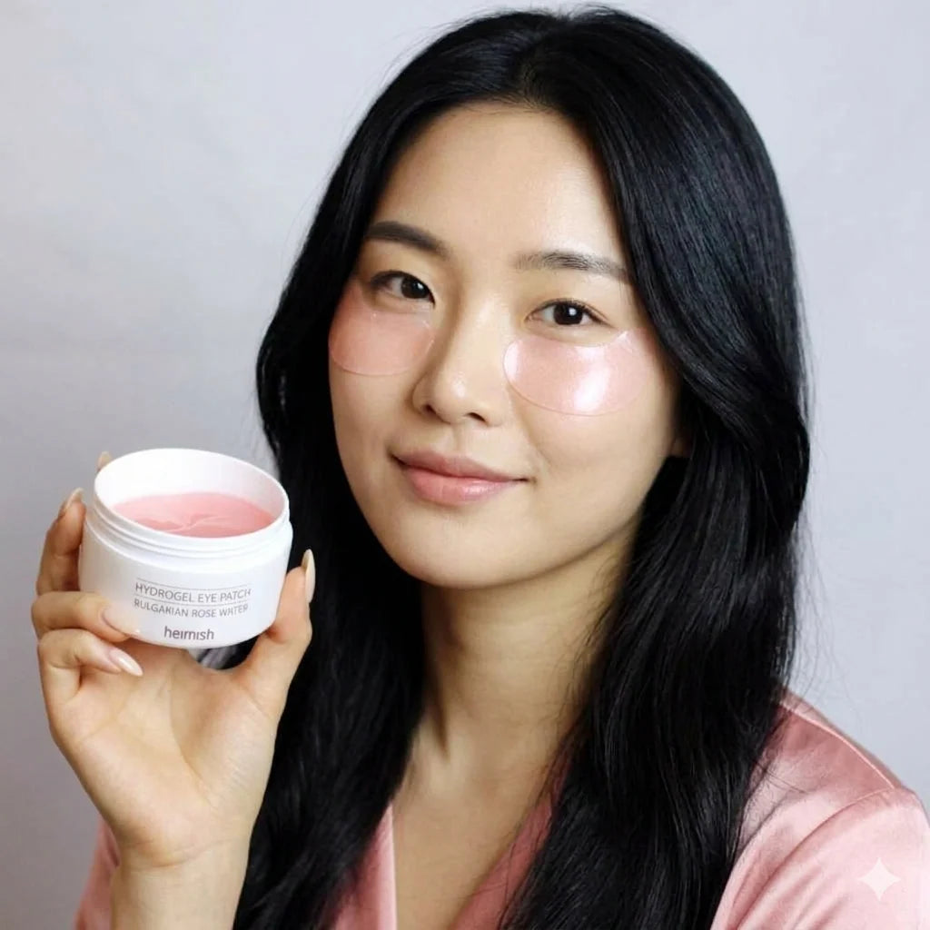 Bulgarian Rose Water Hydrogel Eye Patch 60pcs | Parches para ojeras