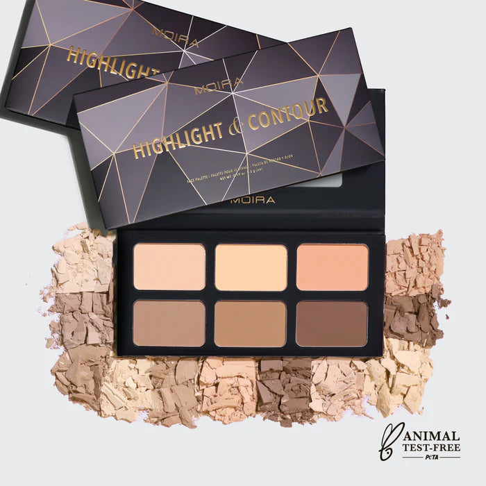 Highlight & Contour Face Palette | Paleta de rostro - Contorno