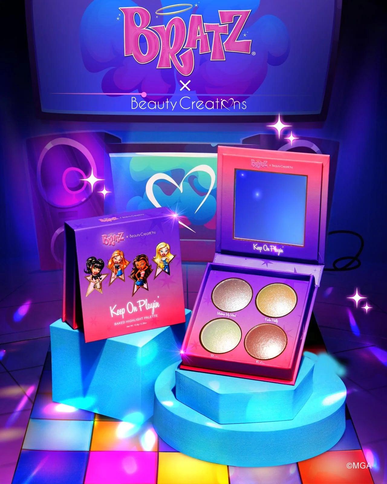 Bratz Keep on Playin' Baked Highlights | Paleta iluminadores