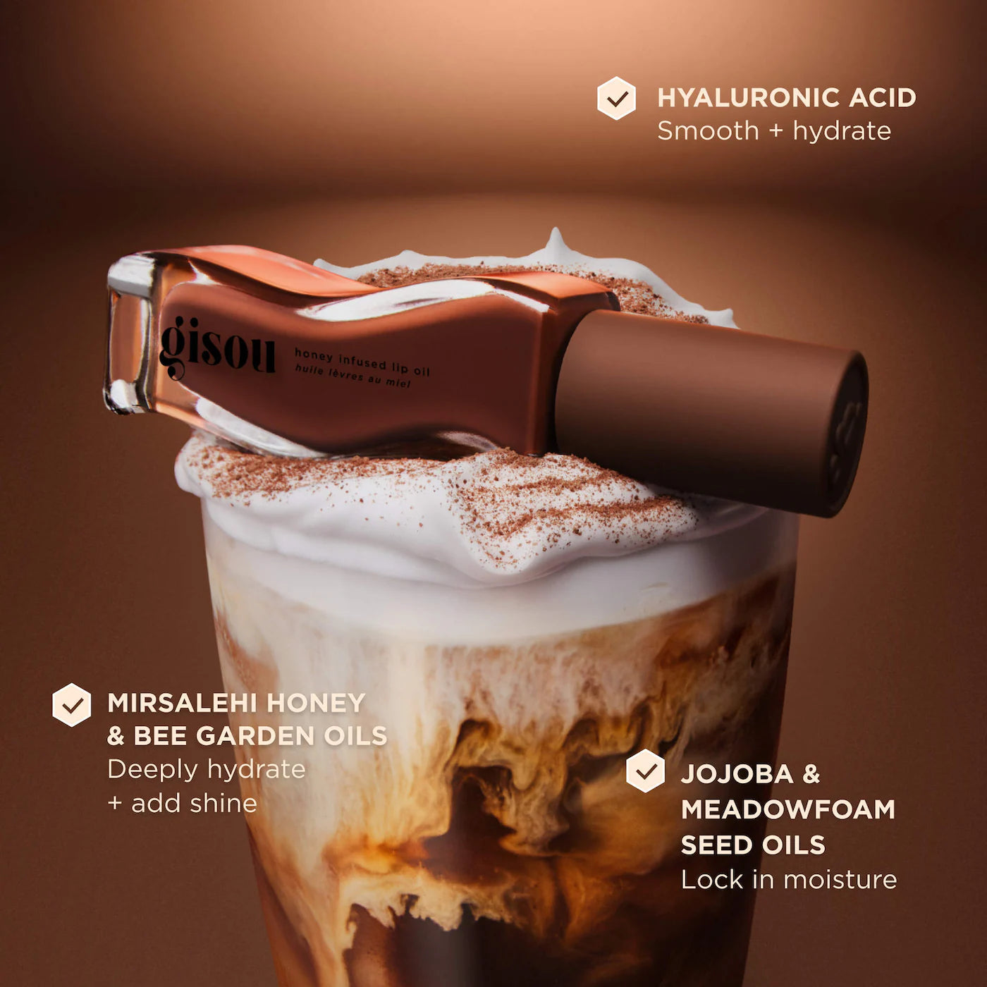 Honey Infused Lip Oil | Aceite hidratante glossy para labios