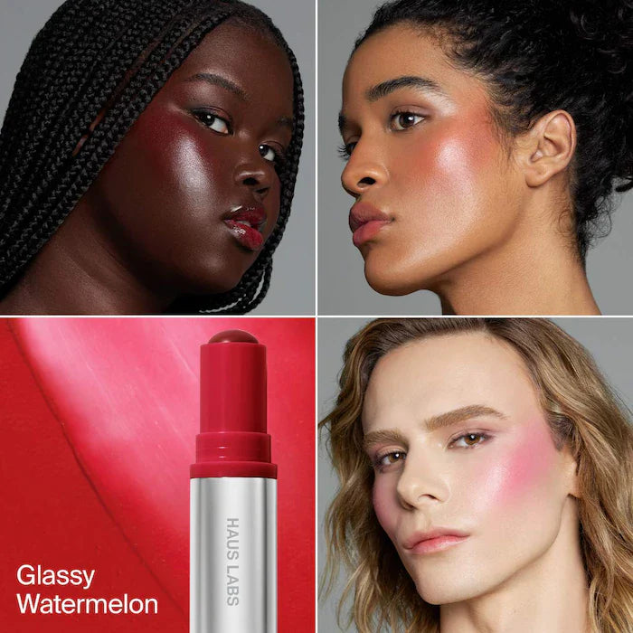 Color Fuse Longwear Hydrating Glassy Lip + Cheek Blush Balm Stick | Rubor en barra