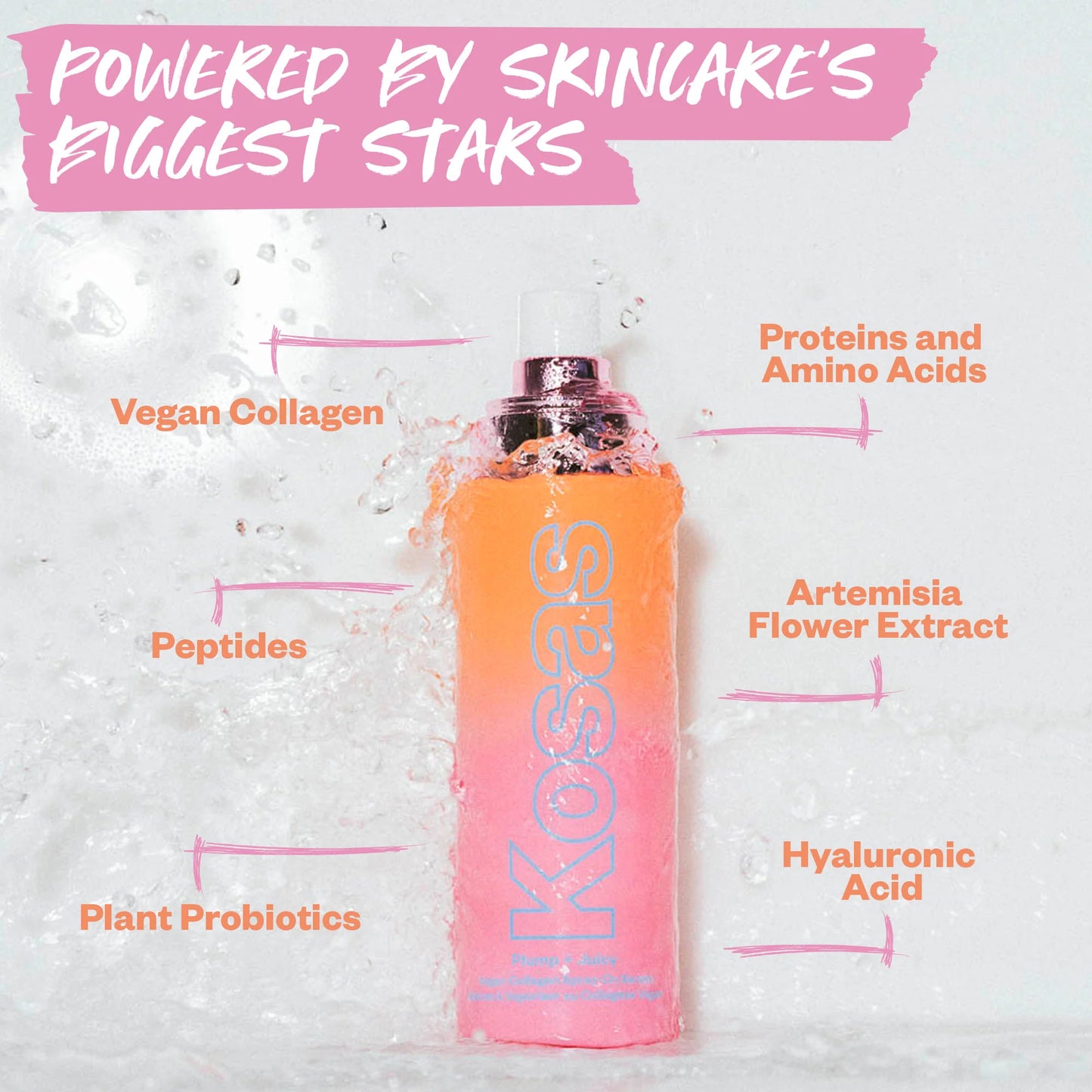 Plump + Juicy Vegan Collagen Spray-On Serum | Suero facial  hidratante en spray