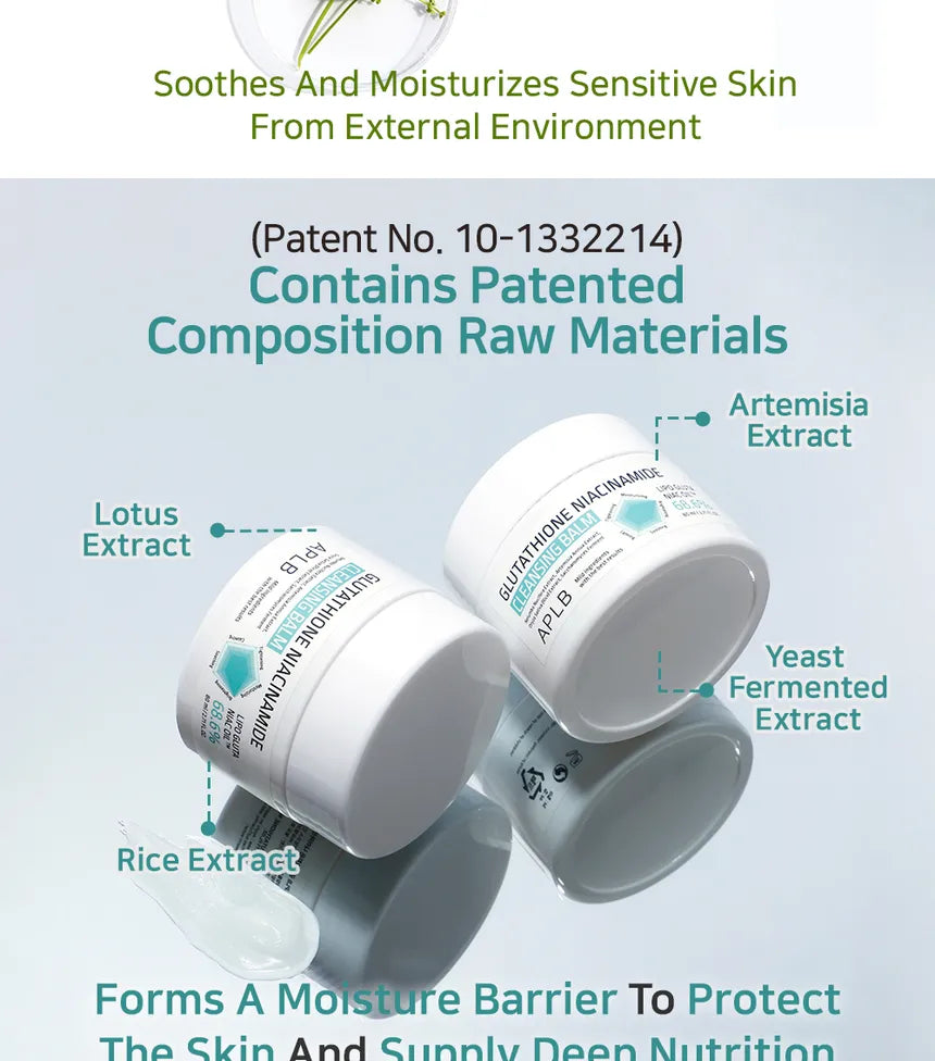 APLB Glutathione Niacinamide Cleansing Balm 80 ML | Balsamo Limpiador
