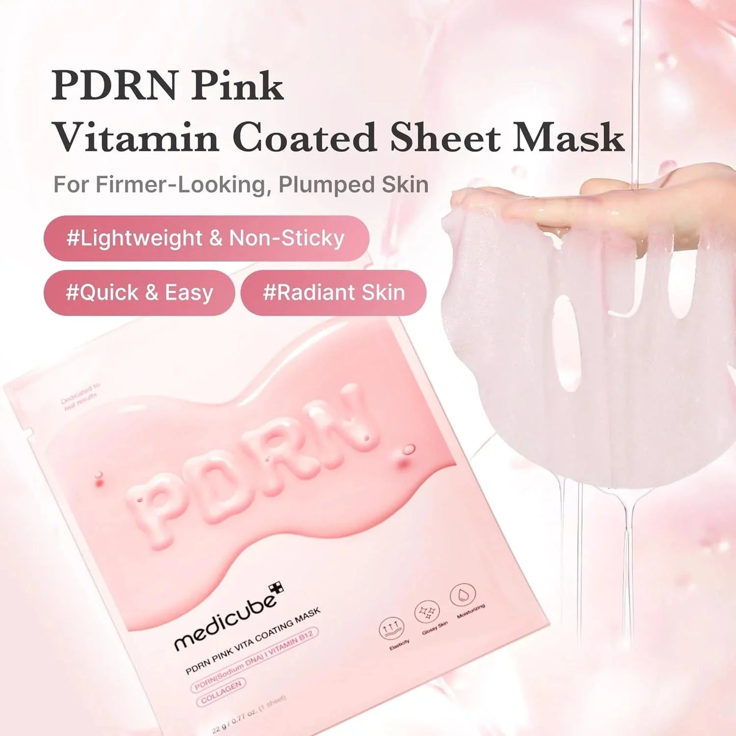 PDRN Pink Vita Coating Sheet Mask | Mascarilla para rostro