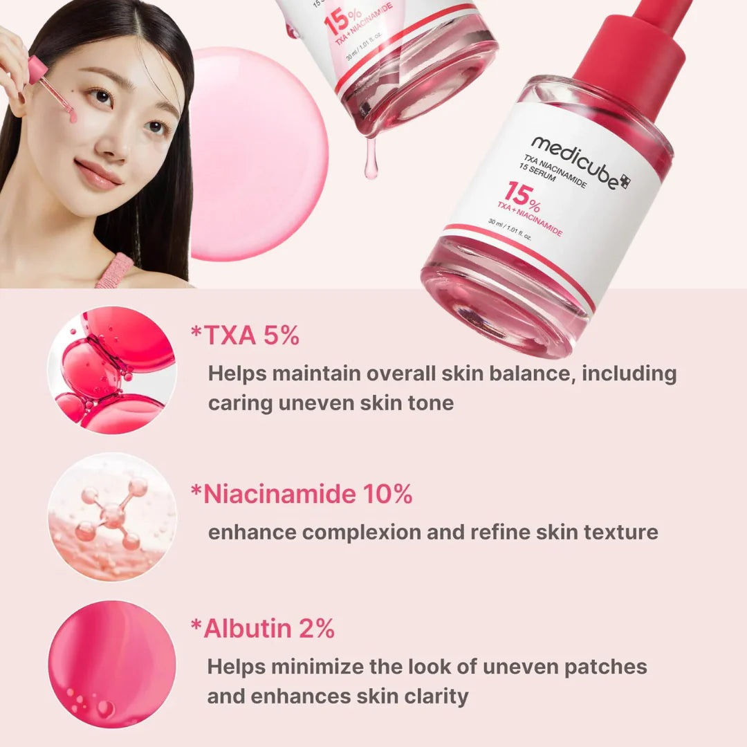 TXA+Niacinamide 15% Glow Serum | Suero facial