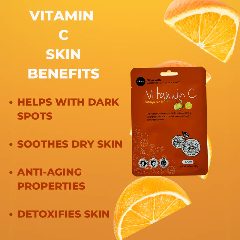 Vitamin C Korean Face Mask | Mascarilla de Vitamina C