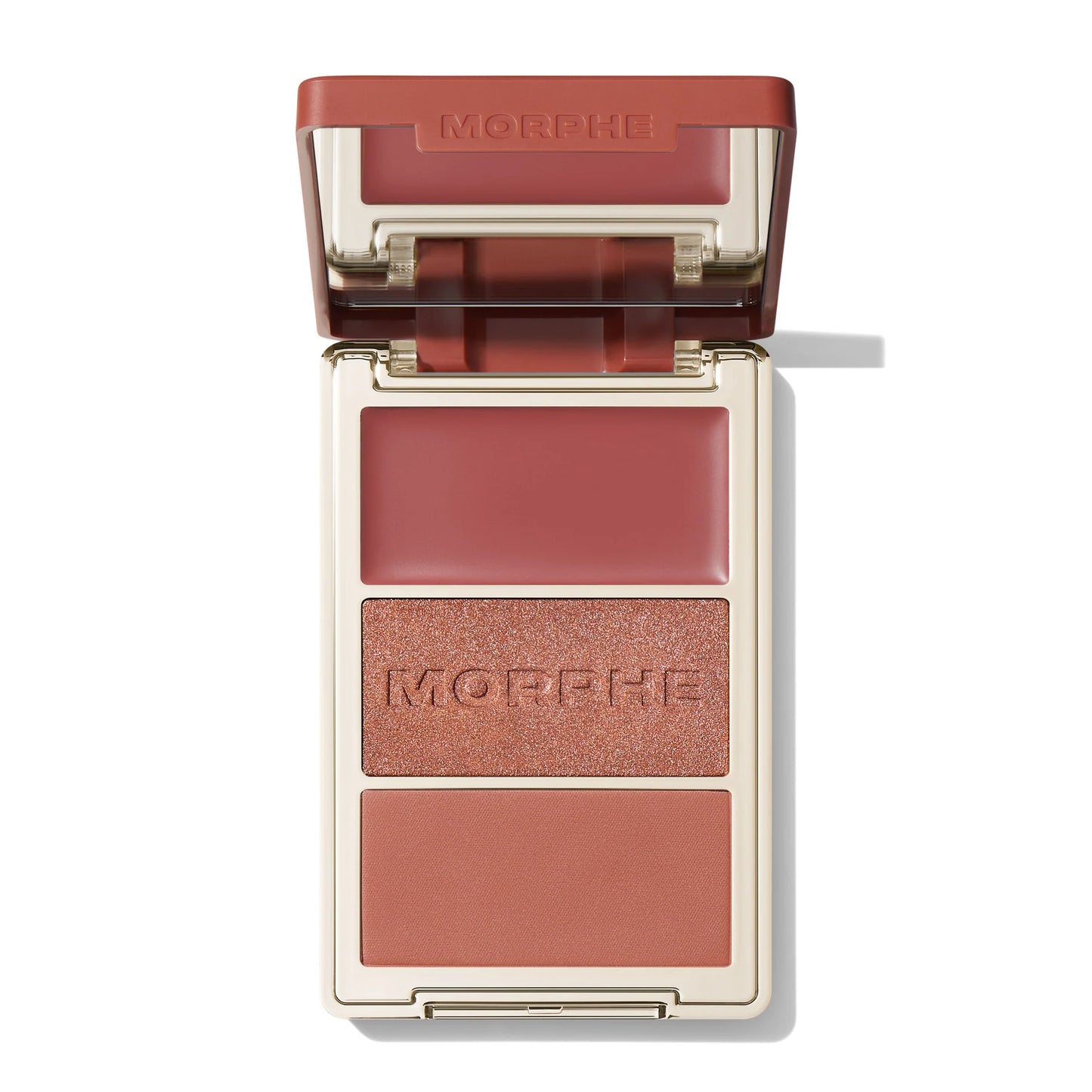 Cheek Thrills Multi-Finish Face Trio | Paleta de rubor en crema y polvo