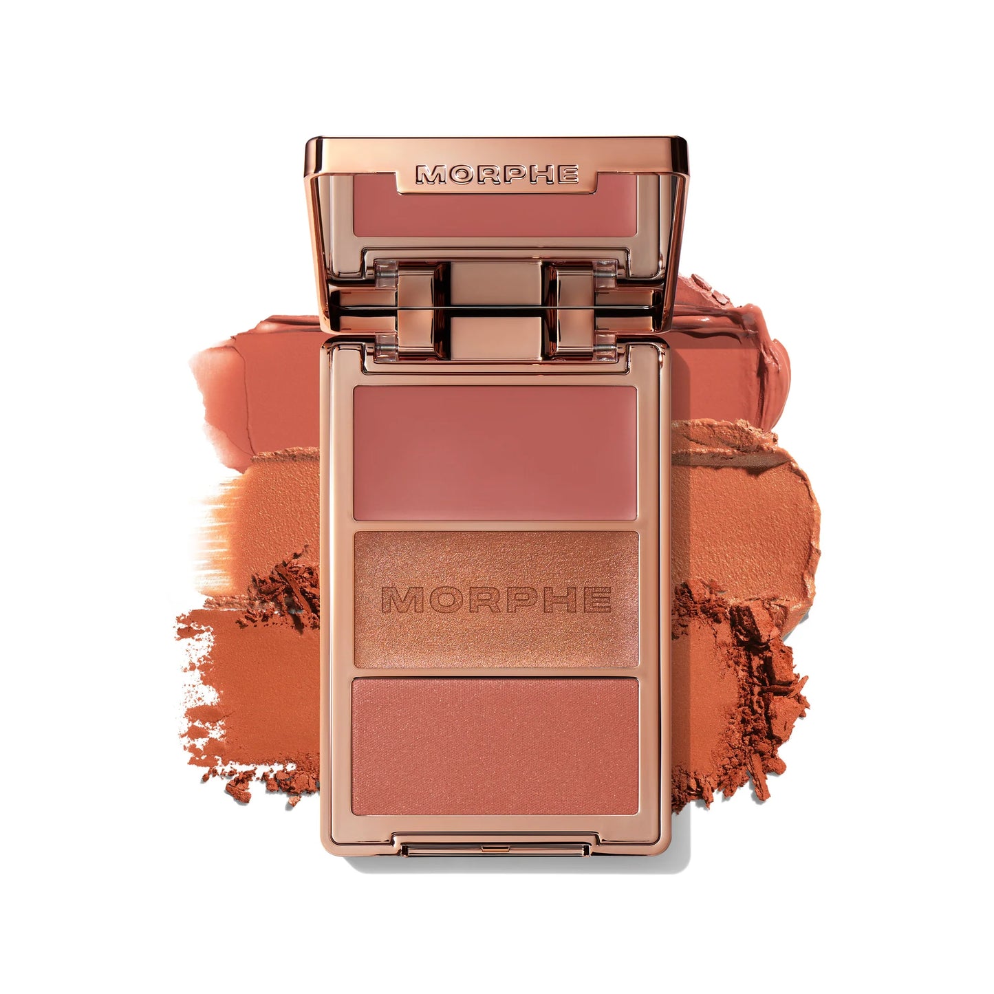 Cheek Thrills Multi-Finish Face Trio | Paleta de rubor en crema y polvo