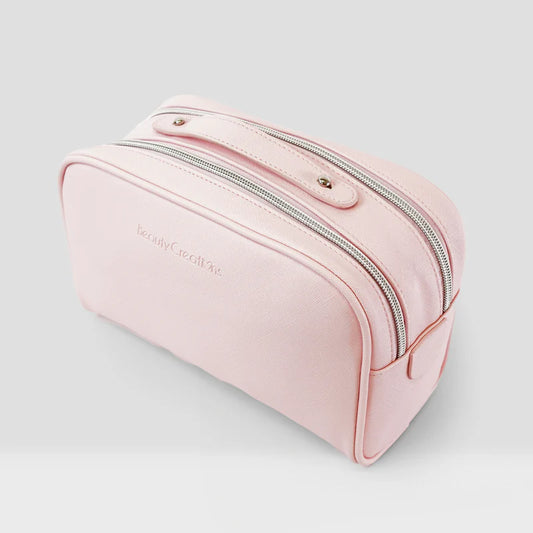 Mini Pink Cosmetic Glam Pouch ROSA | Cosmetiquera